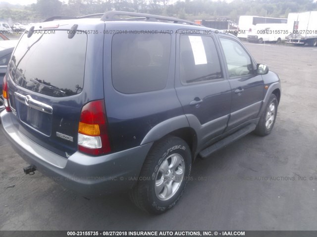 4F2YU08122KM52317 - 2002 MAZDA TRIBUTE LX/ES 蓝色 照片 4