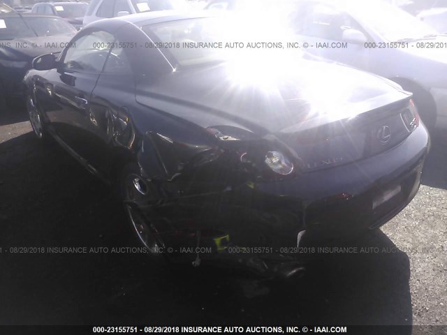 JTHFN48YX20032579 - 2002 LEXUS SC 430 BLACK photo 6