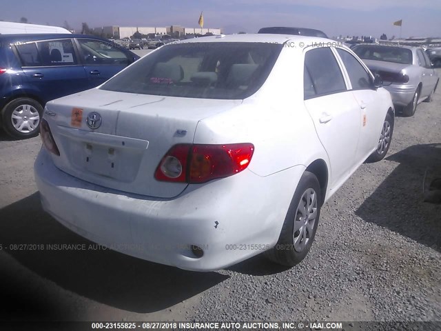 JTDBL40E39J026814 - 2009 TOYOTA COROLLA LE/XLE WHITE photo 4