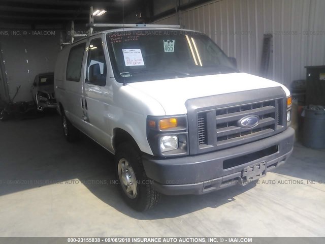 1FTNE2ELXCDB12873 - 2012 FORD ECONOLINE E250 VAN WHITE photo 1