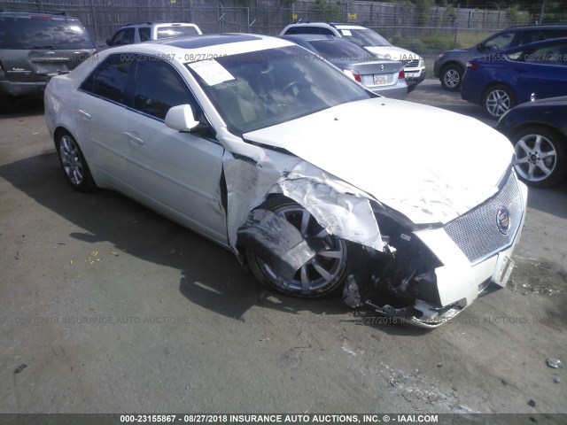 1G6DT57V880162030 - 2008 CADILLAC CTS HI FEATURE V6 WHITE photo 6