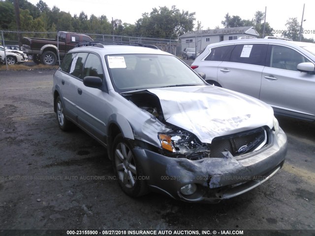 4S4BP61C776316210 - 2007 SUBARU LEGACY OUTBACK 2.5I SILVER photo 1