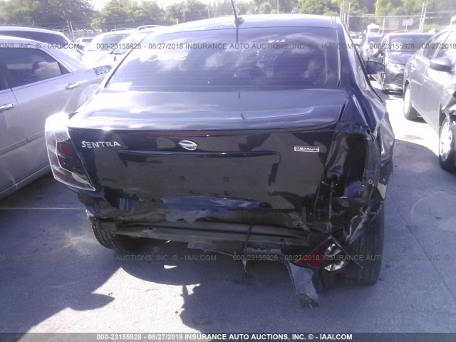 3N1AB6AP2CL782017 - 2012 NISSAN SENTRA 2.0/2.0S/SR/2.0SL 黑色 照片 6