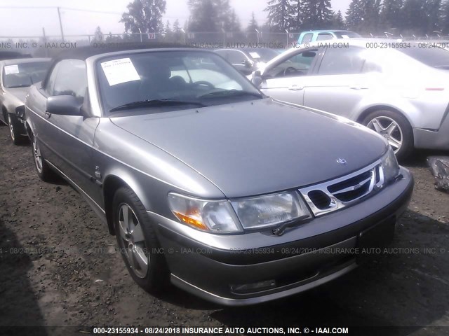 YS3DF78KX37001918 - 2003 SAAB 9-3 SE GRAY photo 1