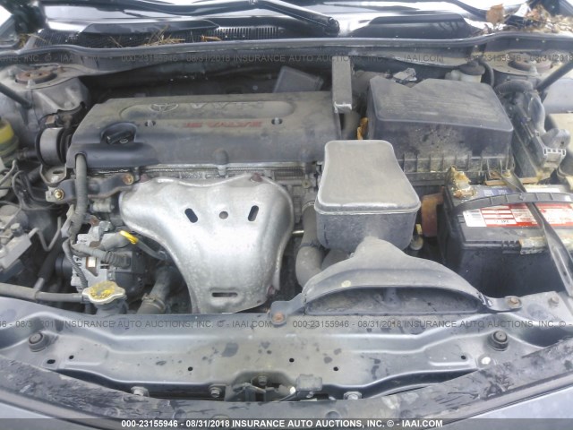 4T1BE46K67U133449 - 2007 TOYOTA CAMRY NEW GENERAT CE/LE/XLE/SE GRAY photo 10
