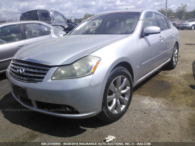 JNKAY01F76M258547 - 2006 INFINITI M35 SPORT SILVER photo 2