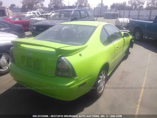 JHMBB2256SC008174 - 1995 HONDA PRELUDE SI/SR GREEN photo 4