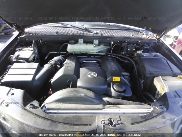 4JGAB54E81A258159 - 2001 MERCEDES-BENZ ML 320 BLACK photo 10