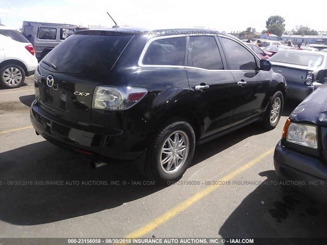 JM3ER293370101040 - 2007 MAZDA CX-7 BLACK photo 4