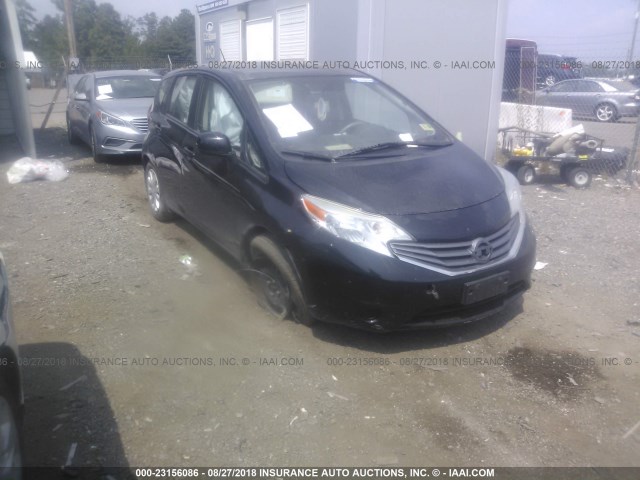 3N1CE2CP2EL374500 - 2014 NISSAN VERSA NOTE S/S PLUS/SV/SL BLACK photo 1