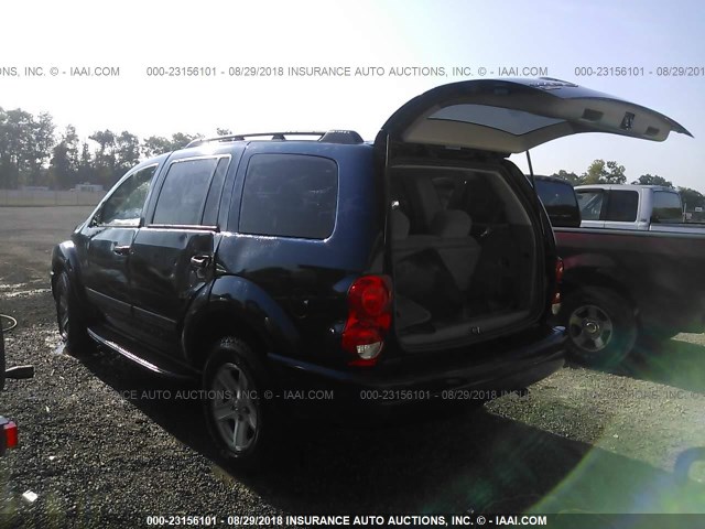 1D4HB48D25F575557 - 2005 DODGE DURANGO SLT BLUE photo 3