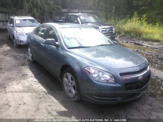 1G1ZG57B194234332 - 2009 CHEVROLET MALIBU LS Dəniz mavisi foto 1