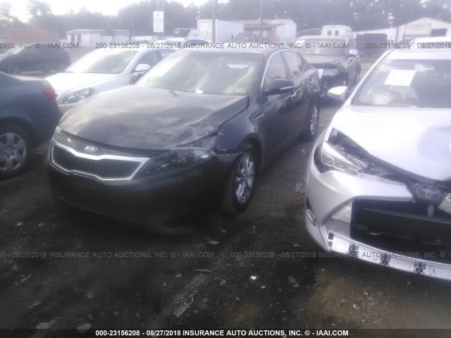 5XXGM4A71DG200573 - 2013 KIA OPTIMA LX შავი ფოტო 2