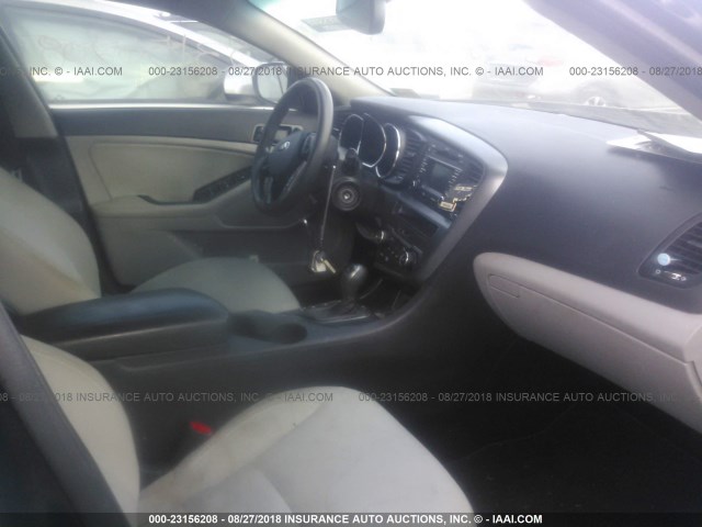 5XXGM4A71DG200573 - 2013 KIA OPTIMA LX შავი ფოტო 5