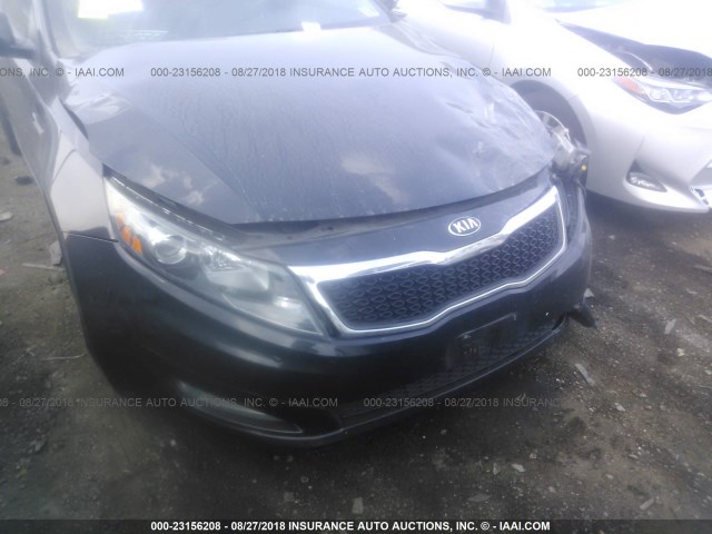 5XXGM4A71DG200573 - 2013 KIA OPTIMA LX შავი ფოტო 6