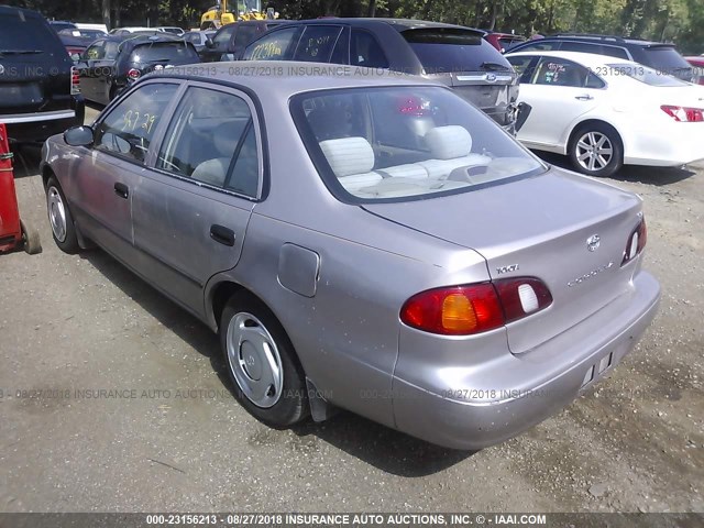 1NXBR12E8YZ391749 - 2000 TOYOTA COROLLA VE/CE/LE 银色 照片 3