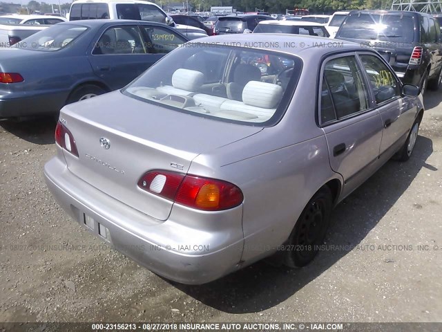 1NXBR12E8YZ391749 - 2000 TOYOTA COROLLA VE/CE/LE 银色 照片 4