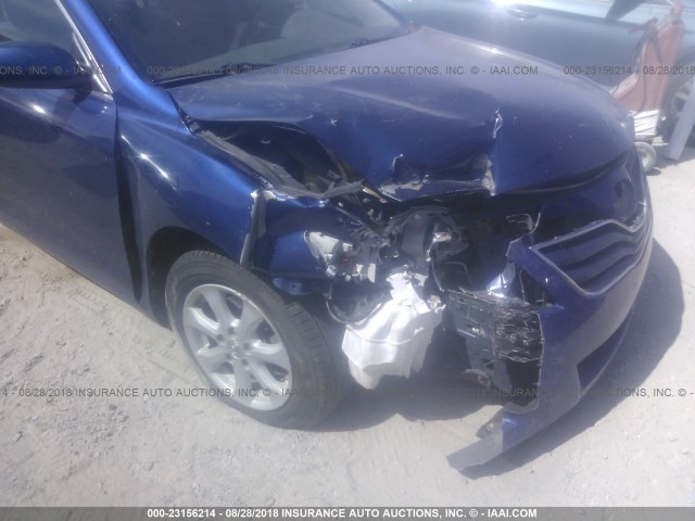 4T4BF3EK9AR083202 - 2010 TOYOTA CAMRY SE/LE/XLE 蓝色 照片 6