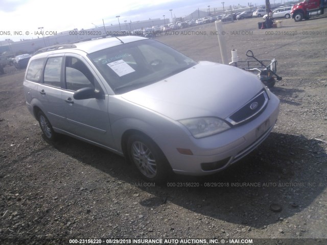1FAHP36N57W115189 - 2007 FORD FOCUS ZXW/S/SE/SES SILVER photo 1