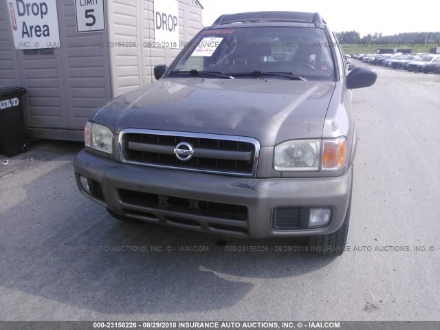 JN8DR09Y82W719291 - 2002 NISSAN PATHFINDER LE/SE BEIGE photo 6