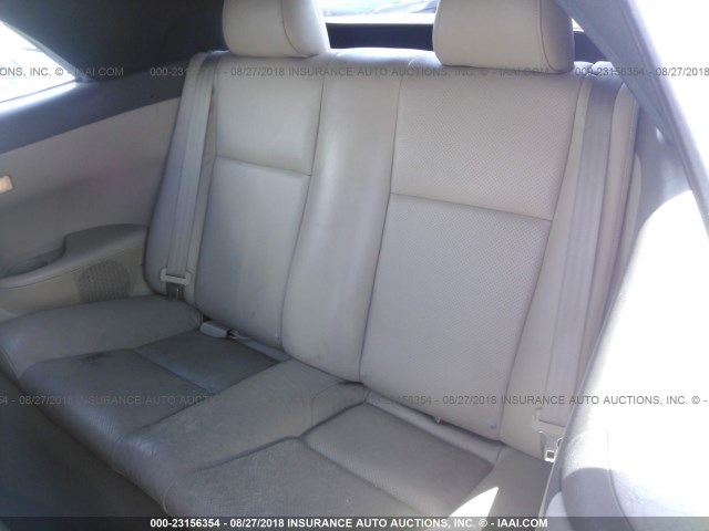 4T1FA38P55U046915 - 2005 TOYOTA CAMRY SOLARA SE/SLE RED photo 8