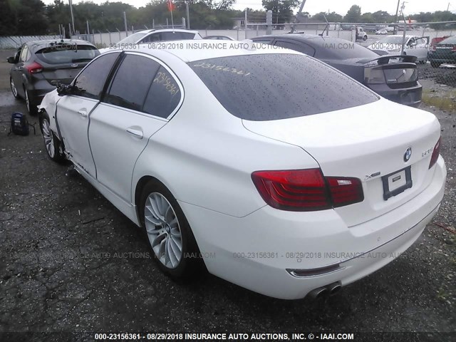 WBA5A7C54ED617952 - 2014 BMW 528 XI WHITE photo 3