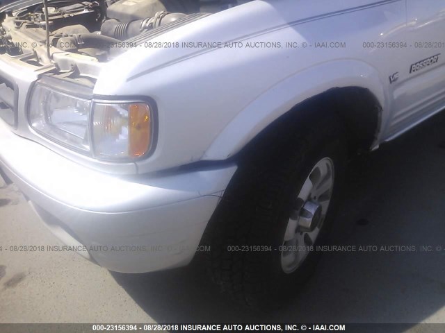 4S6DM58W0Y4410459 - 2000 HONDA PASSPORT EX/LX ვერცხლისფერი ფოტო 6