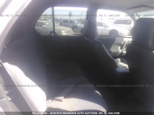 4S6DM58W0Y4410459 - 2000 HONDA PASSPORT EX/LX ვერცხლისფერი ფოტო 8