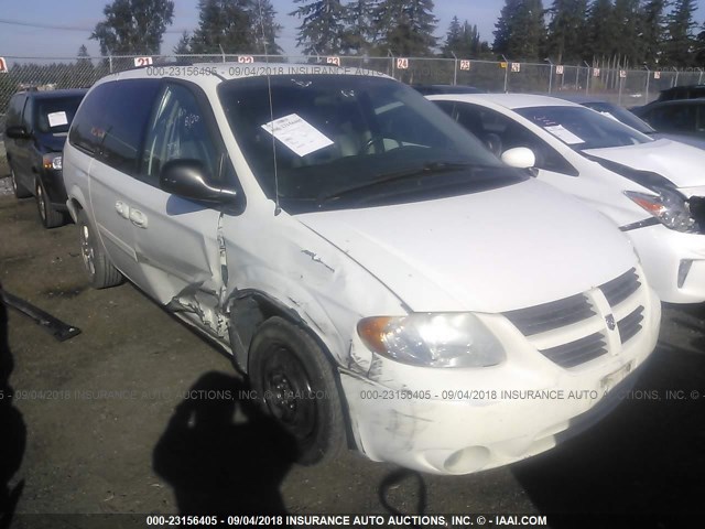 2D4GP44L97R344175 - 2007 DODGE GRAND CARAVAN SXT WHITE photo 1