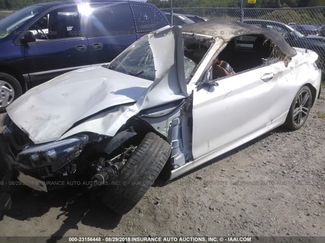 WBA2K1C59JVB64464 - 2018 BMW 230XI WHITE photo 6