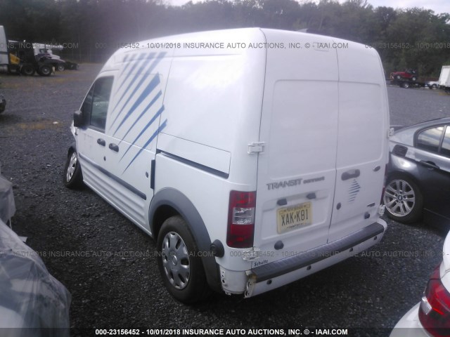 NM0LS7BN6DT126941 - 2013 FORD TRANSIT CONNECT  WHITE photo 3