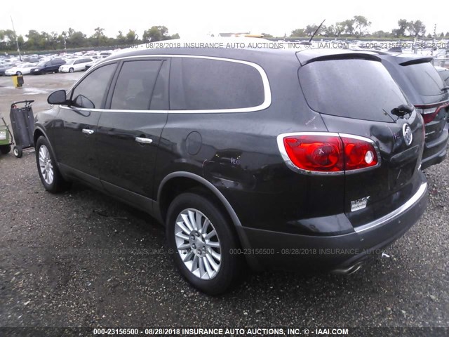 5GALRBED8AJ114903 - 2010 BUICK ENCLAVE CXL BLACK photo 2