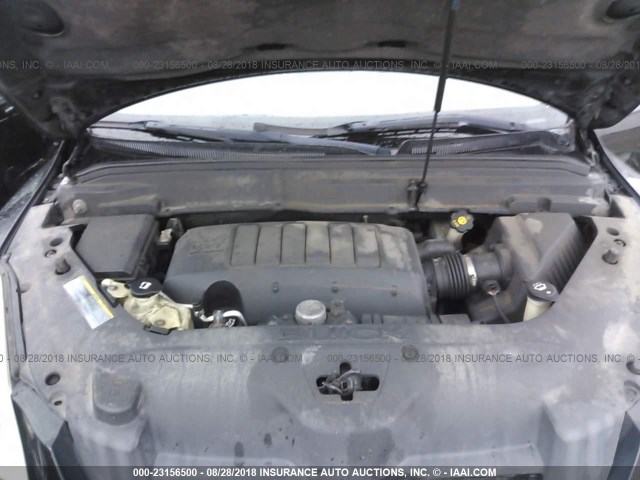 5GALRBED8AJ114903 - 2010 BUICK ENCLAVE CXL 黑色 照片 9