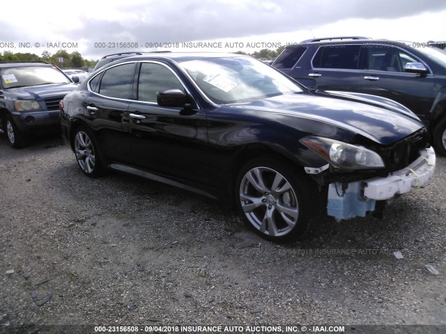 JN1BY1AP7BM322281 - 2011 INFINITI M37 BLACK photo 1