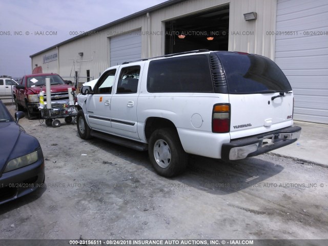 1GKEC16Z75J106864 - 2005 GMC YUKON XL C1500 WHITE photo 3