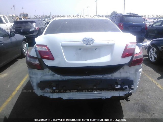 4T4BE46K69R077361 - 2009 TOYOTA CAMRY SE/LE/XLE თეთრი ფოტო 6