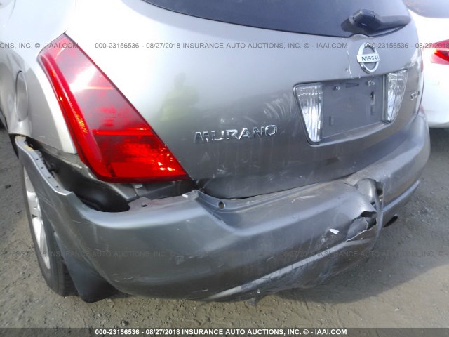 JN8AZ08W33W231144 - 2003 NISSAN MURANO SL/SE GOLD photo 6