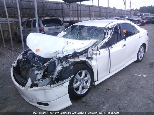 4T1BE46K38U790176 - 2008 TOYOTA CAMRY CE/LE/XLE/SE WHITE photo 2