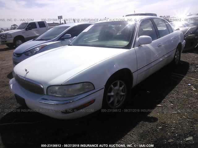 1G4CW52K5Y4120304 - 2000 BUICK PARK AVENUE  WHITE photo 2