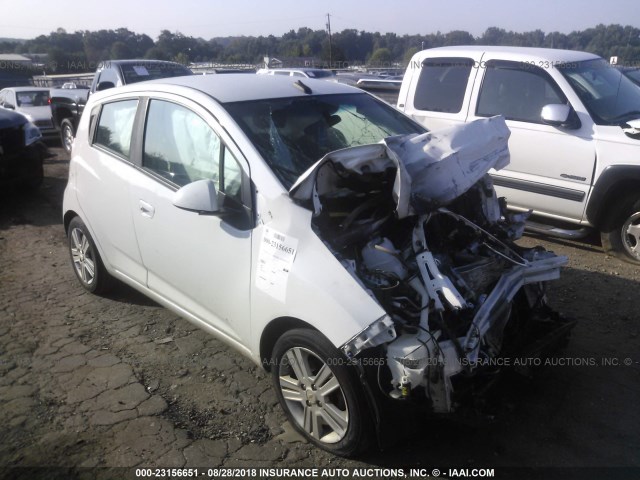 KL8CB6S90DC535588 - 2013 CHEVROLET SPARK LS WHITE photo 1