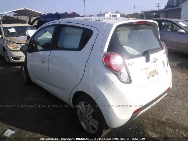 KL8CB6S90DC535588 - 2013 CHEVROLET SPARK LS WHITE photo 3