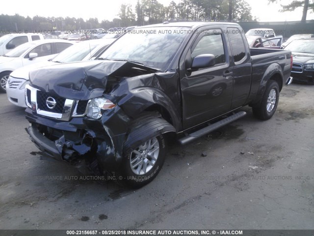 1N6BD0CT5FN704335 - 2015 NISSAN FRONTIER S/SV GRAY photo 2