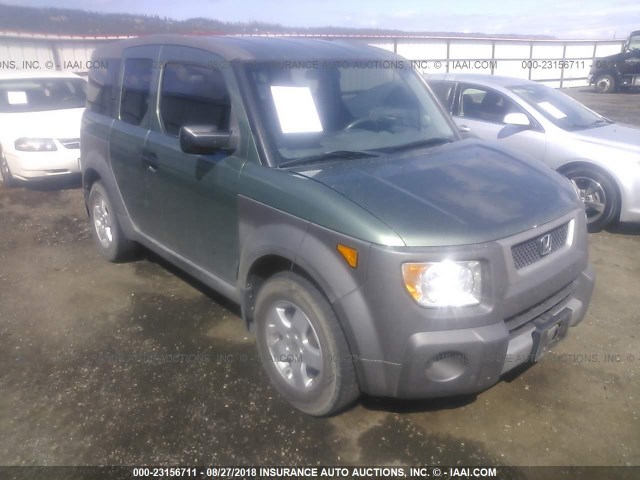 5J6YH28673L036099 - 2003 HONDA ELEMENT EX GREEN photo 1