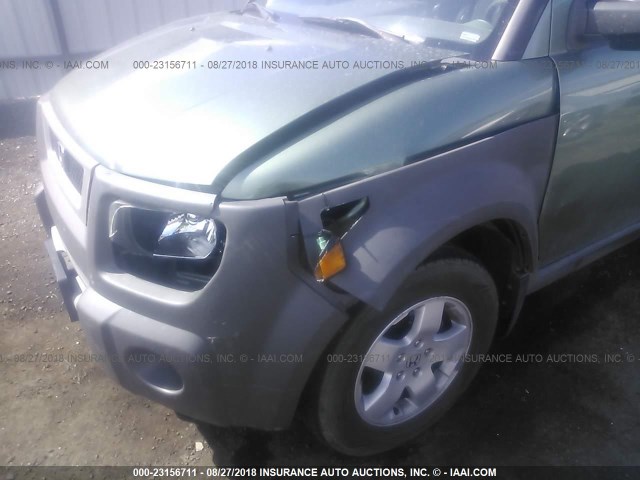 5J6YH28673L036099 - 2003 HONDA ELEMENT EX GREEN photo 6