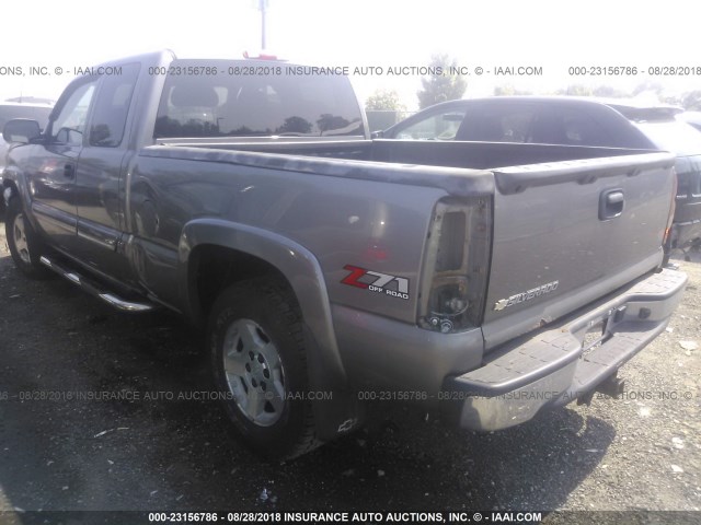 1GCEK19B67Z206858 - 2007 CHEVROLET SILVERADO K1500 CLASSIC SILVER photo 3