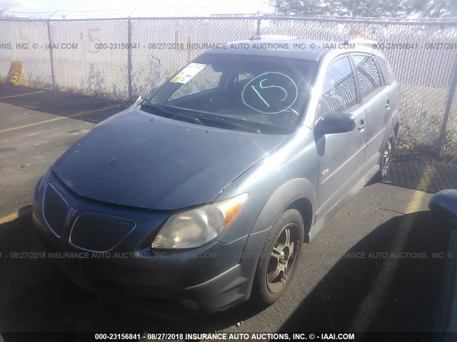 5Y2SL658X8Z410667 - 2008 PONTIAC VIBE BLUE photo 2