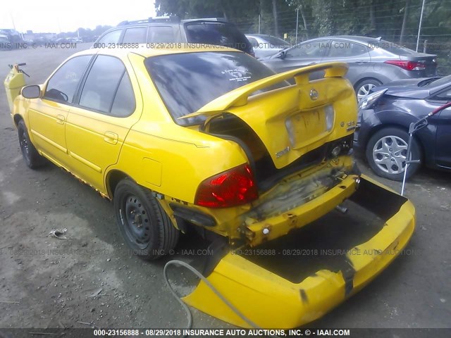 3N1CB51D76L491896 - 2006 NISSAN SENTRA 1.8/1.8S YELLOW photo 3