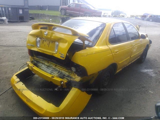 3N1CB51D76L491896 - 2006 NISSAN SENTRA 1.8/1.8S YELLOW photo 4