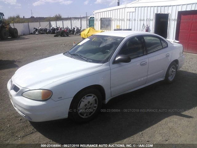 1G2NF52E24C206780 - 2004 PONTIAC GRAND AM SE1 WHITE photo 2