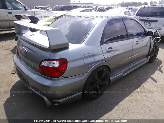 JF1GD74667G517689 - 2007 SUBARU IMPREZA WRX/LIMITED GRAY photo 4